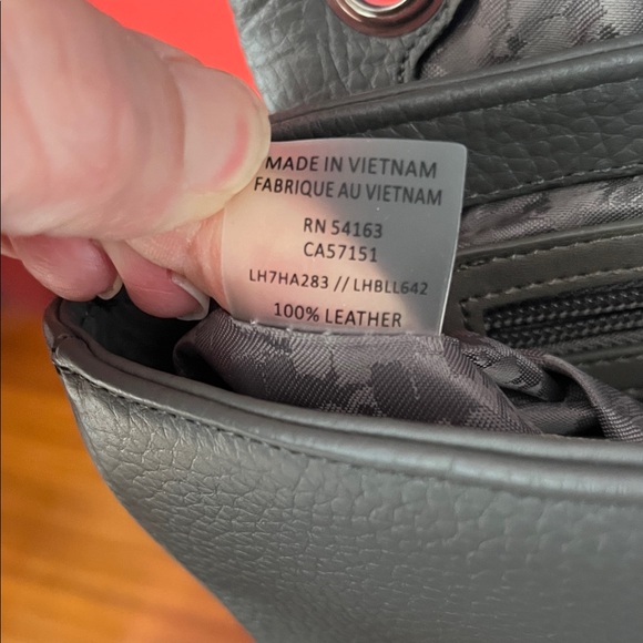 Like new Karl Lagerfeld Gray Quilted Bag with Chain - Picture 15 of 16